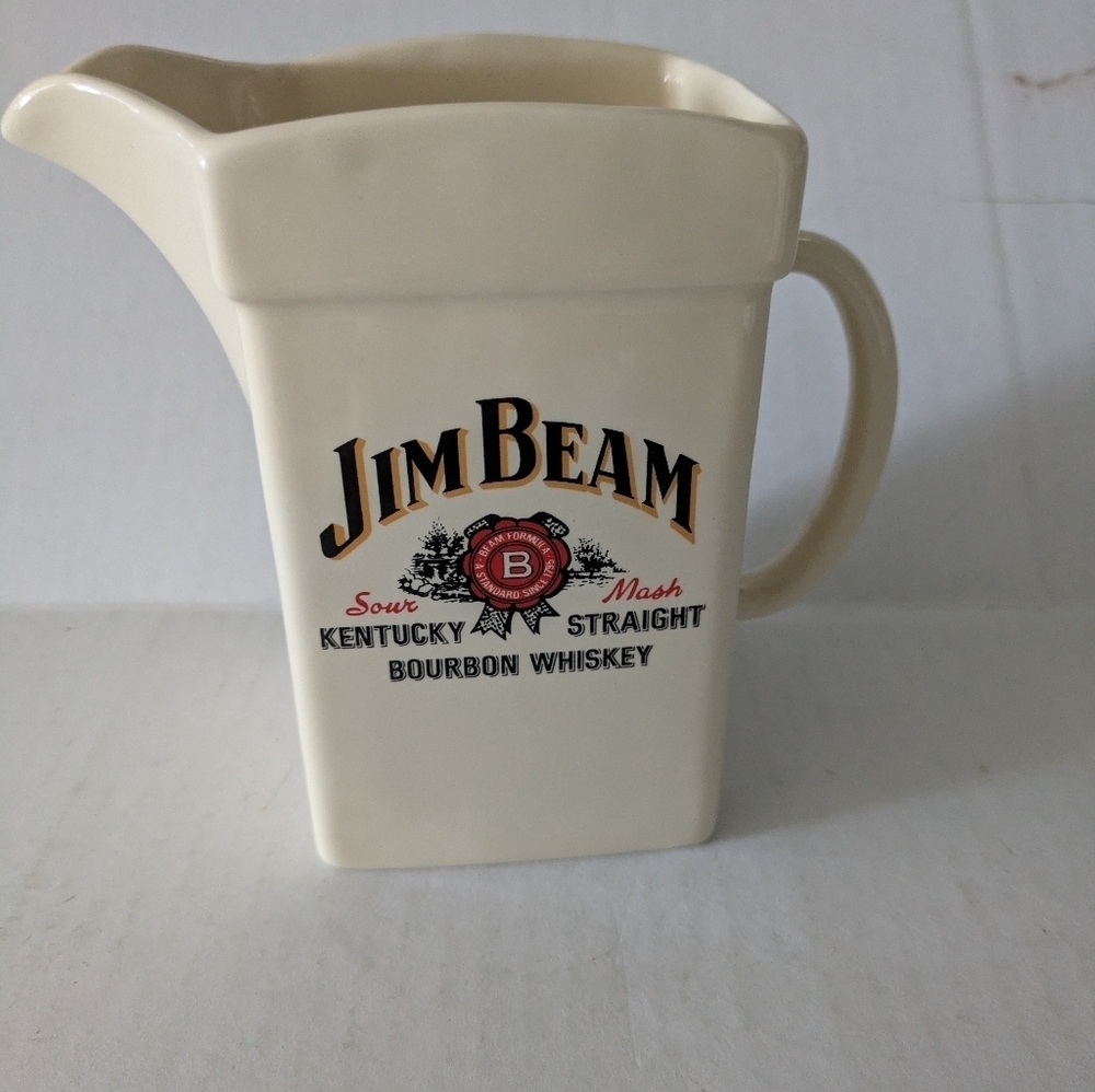 Jim Beam Ceramic Pitcher Oversized Mug